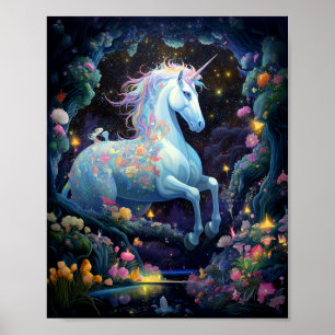 Affiche Unicorn Imaginaire Art