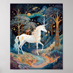 Affiche Unicorn Imaginaire Art