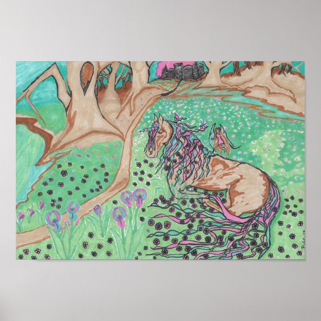 Affiche Unicorn Meadow (Devant)