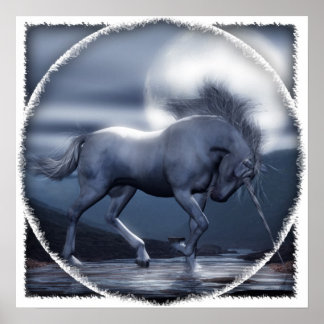 Affiche Unicorn Moon