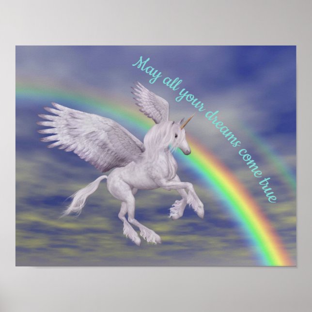 Affiche Unicorn sur Rainbow Dreams Inspiration (Devant)