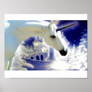 Affiche Unicorne magique