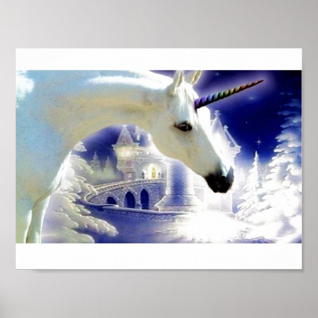 Affiche Unicorne magique (Devant)
