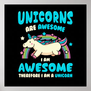 Affiche Unicorne magique