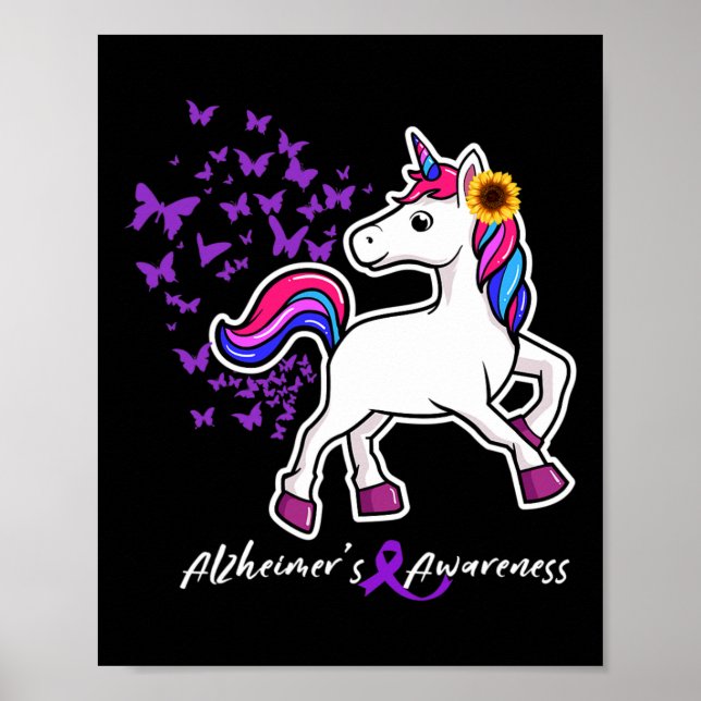 Affiche Unicorne Purple Heimerheimer Sensibilisation - Hei (Devant)