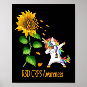 Affiche Unicorne Tournesol RSD Sensibilisation à la RPS