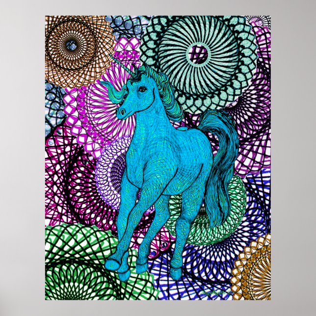 Affiche Unicorne unique (Devant)