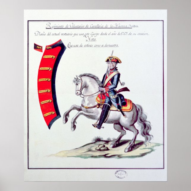 Affiche Uniforme des volontaires (Devant)