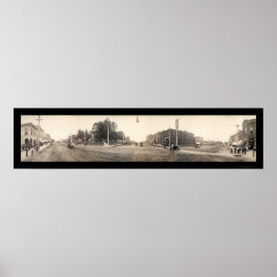 Affiche Union de l'Ouest, IA Photo 1908