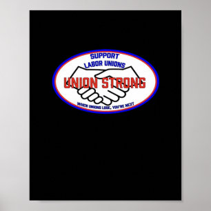 Affiche Union Des Syndicats De Soutien Fort, Quand Les Syn