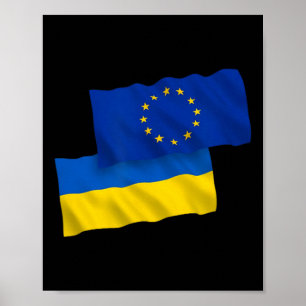 Affiche Union européenne UE pour l'Ukraine - Ukraine Vêtem