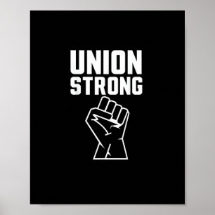 Affiche Union Fière Union Solide Solidarité Soutenir Nos N