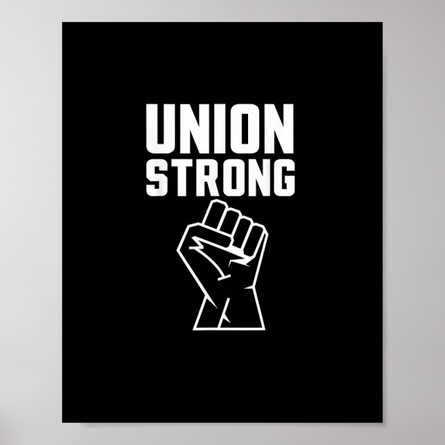 Affiche Union Fière Union Solide Solidarité Soutenir Nos N (Devant)