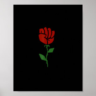 Affiche Union Forte Pro Syndicat Travailleur Manifestation