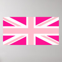 Union Jack rose profond