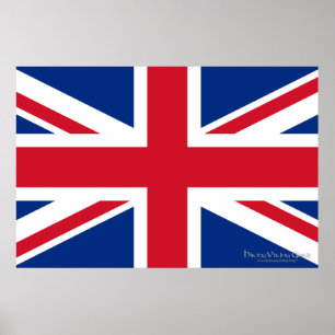 Affiche Union Jack Royaume-Uni