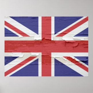 Affiche Union Jack Weathered