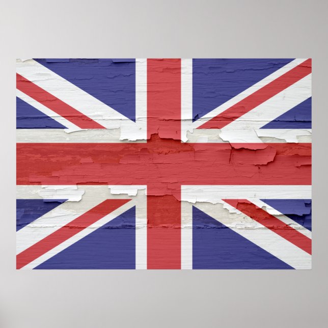 Affiche Union Jack Weathered (Devant)