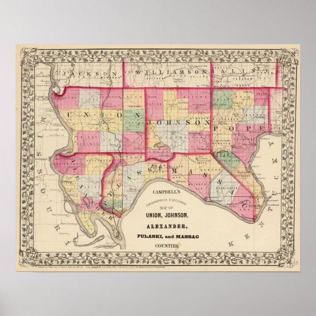 Affiche Union, Johnson, Alexander, Pulaski (Devant)