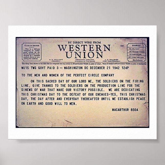 Affiche Union occidentale (Devant)