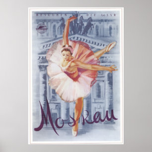 Affiche Union soviétique "Ballet russe" 1959