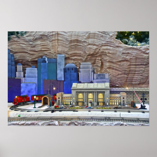 Affiche Union Station, exposition de trains miniatures, Ka (Devant)