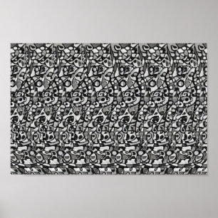 Affiche Unique Figure - Hidden 3D print