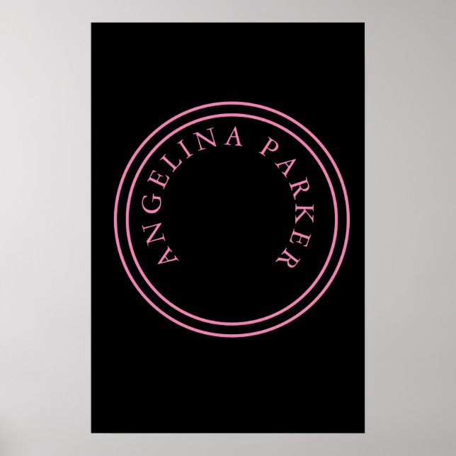 Affiche Unique Moderne Minimaliste Simple (Devant)