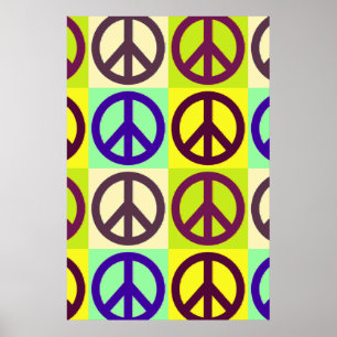 Affiche unique Pop Art Peace
