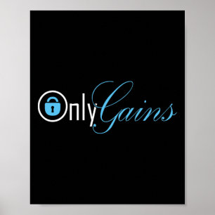 Affiche Uniquement Gains Fitness Studio 1
