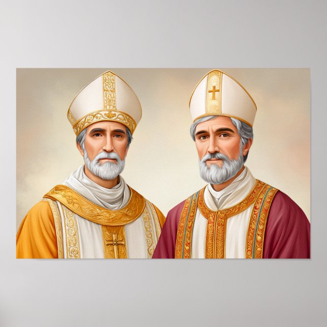 Affiche Unis dans la foi : Saints Cornelius et Cyprien (Devant)