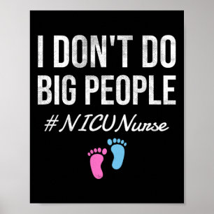 Affiche Unité de soins intensifs néonatals Nicu Nurse