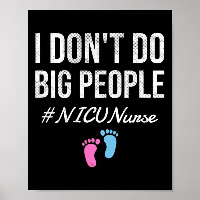 Affiche Unité de soins intensifs néonatals Nicu Nurse (Devant)
