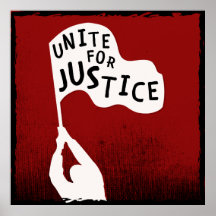 Unite for Justice ! Bannière Slogan