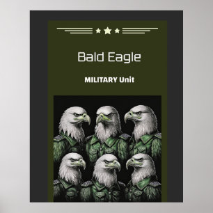 Affiche Unité militaire de Bald Eagle