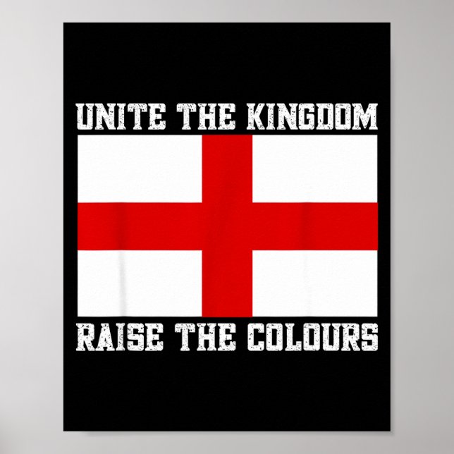 Affiche Unite The Kingdom St George Cross  (Devant)