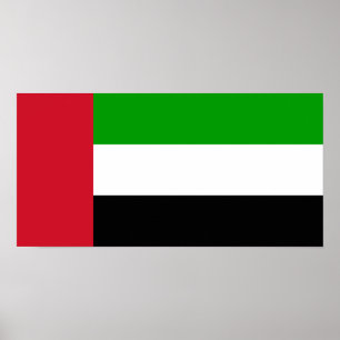 Affiche United Arab Emirat Flag