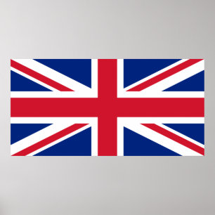Affiche United Kingdom (British Flag) (Union Jack) (UK) GB