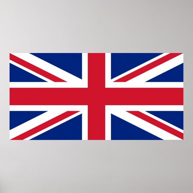 Affiche United Kingdom (British Flag) (Union Jack) (UK) GB (Devant)