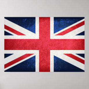 Affiche United Kingdom Flag