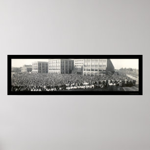 Affiche United Shoe Beverly MA Photo 1911