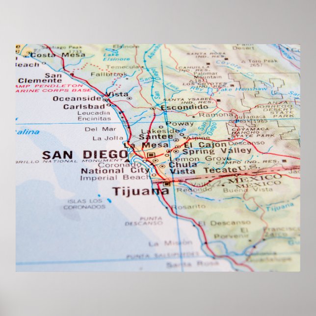 Affiche United States 1830 Historical Vintage Map (Devant)