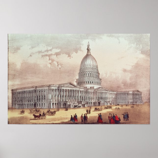 Affiche United States Capitol, Washington D.C. (Devant)