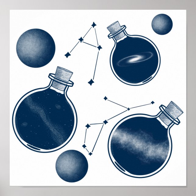 Affiche Univers dans une bouteille (Devant)