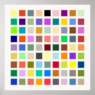 Affiche Univers des couleurs, l'arc-en-ciel et plus - 81 n