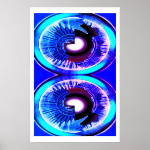 Affiche Univers parallèles dans l'art lunaire