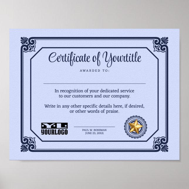 Affiche Universal employee volunteer student recognition p (Devant)