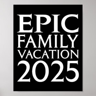Affiche Universal Epic Universe Family Vacation 2025 Front