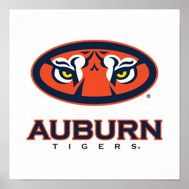 Affiche Université d'Auburn | Auburn Tigers (Devant)