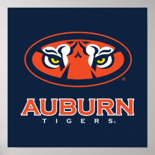 Affiche Université d'Auburn Auburn Tigers